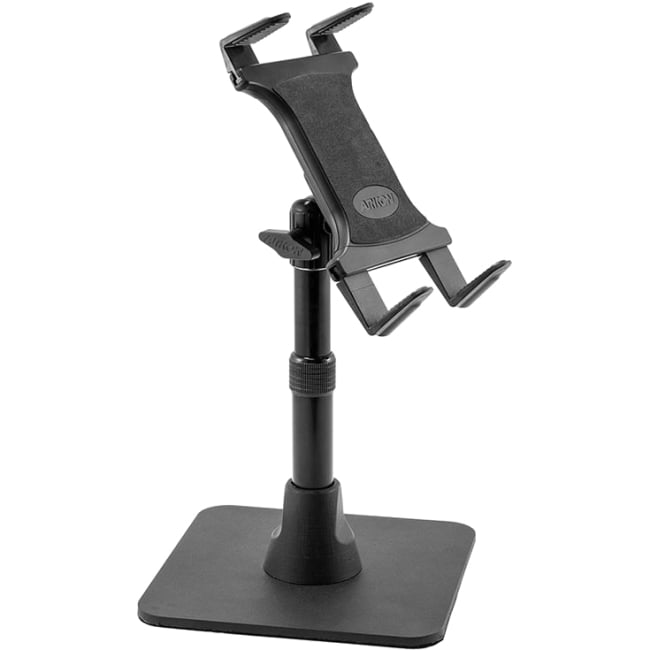 ARKON HeavyDuty Tablet Stand with Weighted Base and Telescoping Arm