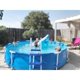 thumbnail image 5 of Portavasos para piscina: juego de 4 accesorios multifuncionales con soporte para piscina, cesta de almacenamiento, soporte para bebidas desmontable para fiestas de verano, playa, bañeras, 5 of 5