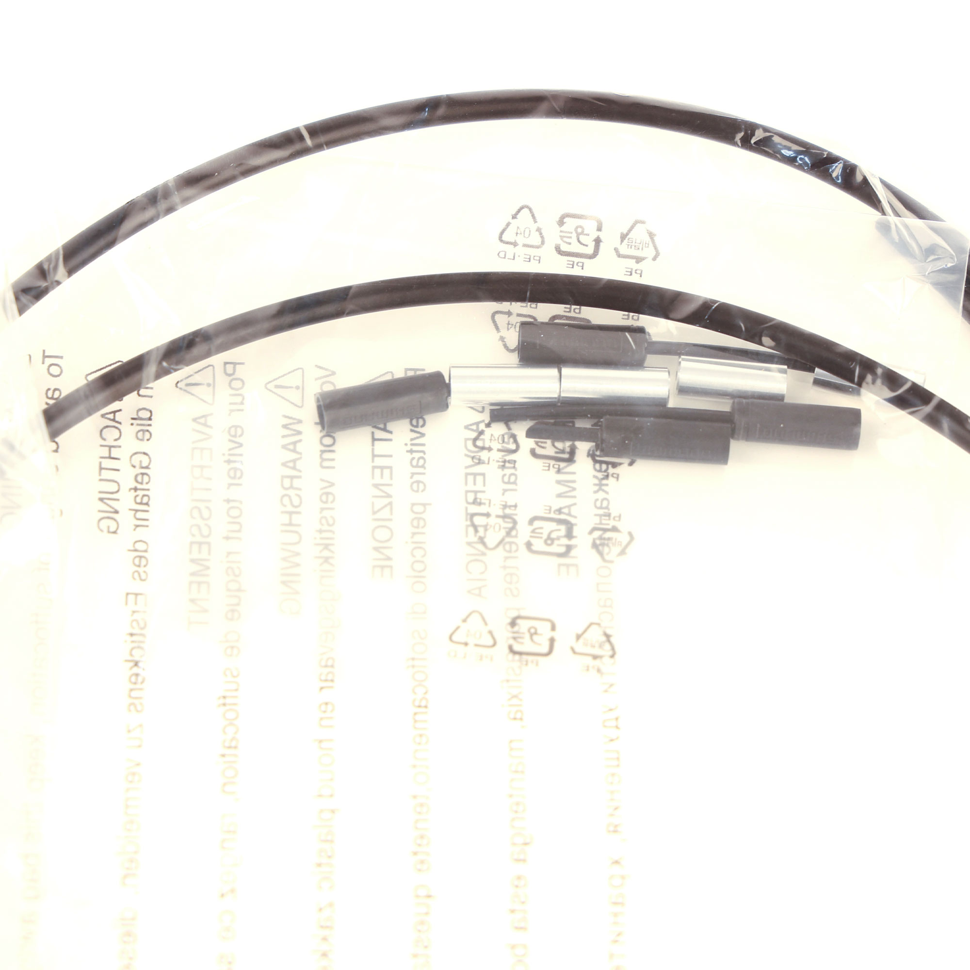 Cavo Cambio Shimano Black Shift Per Bici - Alloggiamento 1700 Mm (67 Pollici) Nero, Con Tappi Terminali, Per Strada O MTB Mulinelli Da Pesca Shimano