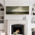 thumbnail image 3 of Large Framed Canvas Print Moody Countryside Storm Canvas – Dramatic Rural Landscape with Dark Clouds Wall Art Decorative Ready to Hang Painting for Living room Bedroom - 60"x20" Natural Frame, 3 of 7