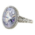 thumbnail image 1 of Regalo Piedra Mujeres Anillo Joyería Compromiso Blanco Anillos de boda, 1 of 7