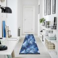 thumbnail image 4 of Yayeee Runner Rug for Bedroom 2'x6' Machine Washable Hallway Non Slip Mat, Blue Watercolor Stars Pattern, 4 of 8