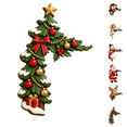 thumbnail image 7 of Christmas Tree Door Corner Hanging Decoration Resin Figurine for Door Frame Wall Holiday Display, 7 of 7