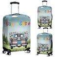 thumbnail image 2 of Happy Easter Border Collie American Flag Truck Travel Luggage Cover Borders Dog Lovers Gifts Idea Suitcase Dust Protective Decor - 03001, 2 of 5