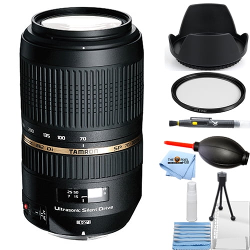 Tamron Sp 70 300mm F 4 5 6 Di Vc Usd Zoom Lens For Nikon Dslrs Starter Kit Walmart Com Walmart Com