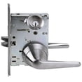 thumbnail image 2 of TownSteel MRX-S-L-04-630 Heavy Duty Anti-Ligature Level Mortise Lockset Grade 1 Entry/Office Keyed ANSI Sectional Lever Trim Satin Stainless Steel, 2 of 2