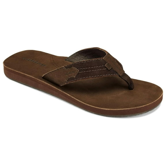 COBIAN Adult Male Lazo Flip Flop Sandals, Color: Brown, Size: 10 (LZO24-200-10)