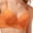 Orange, variant on Elegant Lace Underwire Bra For Push Up Support And Comfort Everyday Wear, 70B, Yellow