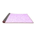 thumbnail image 2 of Ahgly Company Indoor Square Solid Purple Modern Area Rugs, 5' Square, 2 of 4