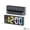 A, variant on Smart Voice Activated LED Mirror Alarm Clock With Temperature Display, USB/Battery Powered, Large Digital Clock For Bedside, Desktop Decor