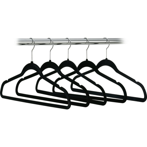 Discontinued Better Homes & Gardens Velvet Suit Hangers 30 PK Black
