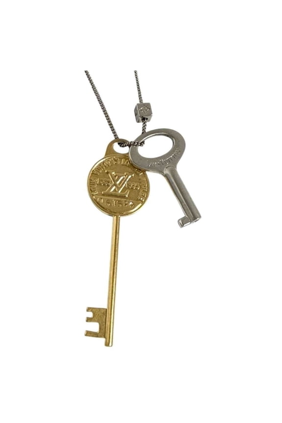 Pre-Owned Louis Vuitton Collier LV Key Pendant Necklace for Men and Women