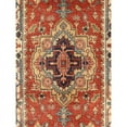 thumbnail image 3 of Pasargad Serapi Hand-Knotted Wool Red Area Rug, 3 of 3