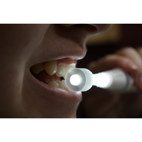 Brilliant Lumi Sonic Travel Toothbrush Set with 3 Heads, LED Light, Micro Bristles, No Cables