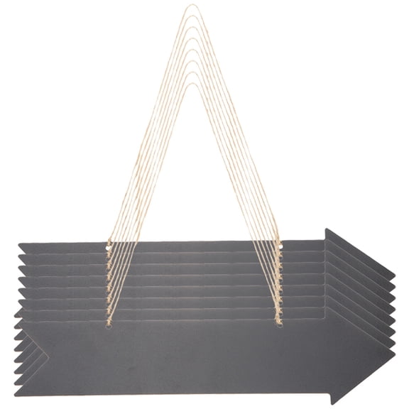 MLINS 8 Pcs Arrow Sign Outdoor Chalk Board Large Chalkboard Signs Office Black