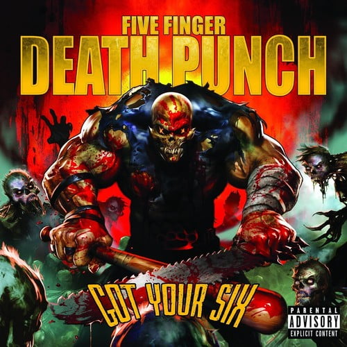 Five Finger Death Punch signed autographed Got Your Six CD by all BAS LOA COA