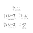 thumbnail image 2 of Houderco 6Ud De Pared En Metal Y Hierro Con Letras Para En Hogar Y Exterior, 2 of 7