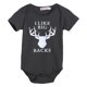 thumbnail image 2 of Bebé Body Romper Jumpsuit Outfit Sundress Impresión de ciervos, 2 of 9