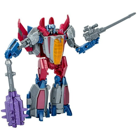 Transformers War for Cybertron Gamer Edition Starscream Action Figures, Plastic Multicolor
