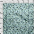 thumbnail image 3 of oneOone Polyester Spandex Light Blue Fabric Asian Suzani Craft Projects Decor Fabric Printed By The Yard 56 Inch Wide, 3 of 5