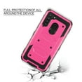 thumbnail image 6 of GoldCherry for Galaxy A21 Case with Built-in Screen Protector, [Heavy Duty Protection] Full-Body Rugged Shockproof Protective Cover with Kickstand for Samsung Galaxy A21 (6.5-inch) (Pink), 6 of 7