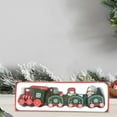 thumbnail image 5 of VOTRUDI Wooden Train Decoration,Christmas Decorations Indoor Clearance,Four Sections Christmas Gift,Christmas Indoor Decor for Room Office Tabletop,Green, 5 of 6