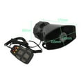 thumbnail image 6 of Ortofally 100W 12V 5 Sound Square Opening Electric Horn Loud Speaker Warning Alarm for Car Moped Motorcycle (Black), 6 of 10