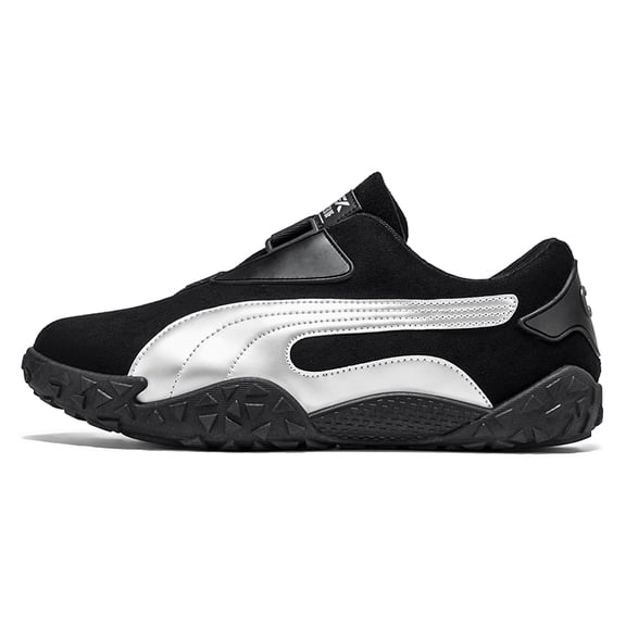 Men's Velcro Strap Suede Spliced Casual Shoes