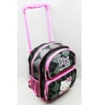 thumbnail image 3 of Small Rolling Backpack - - Black Checker New School Bag 82082, 3 of 3