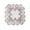 15.7*15.7In, variant on Lace Doily Taupe Antique White Place Mat Dresser Scarf Neutral European 1 Pack, Bedside Table Cover Cloth Decorative Lace Fabric Fashion Table Mat, 1pc (Squares, 20'')