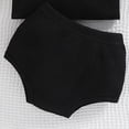 thumbnail image 4 of Cethrio Girls Summer Outfit Sets, Two Piece Casual Knitted Sleeveless Girls' Clothing Sets Black Size 5-6 T, 4 of 4