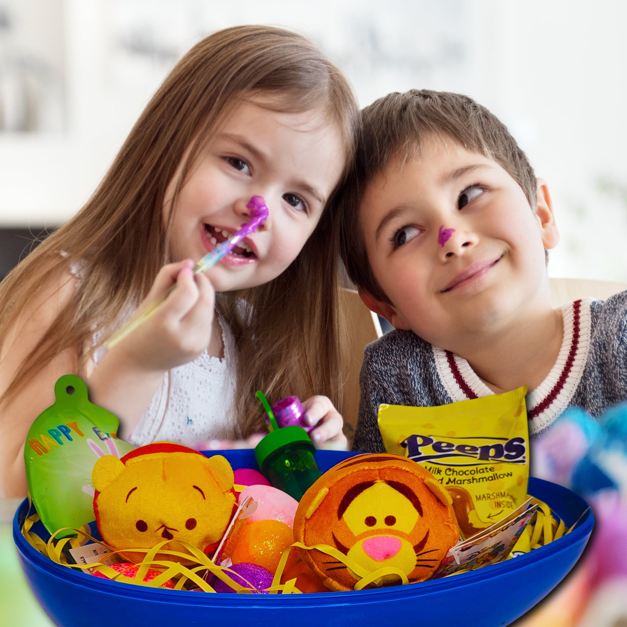Happy Easter Basket Pre-Filled Surprise Jumbo Egg w/ Pooh Tigger