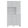 thumbnail image 4 of CoSoTower 1-Shelf 1-Drawer Pantry Cabinet White, 4 of 7