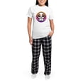 thumbnail image 5 of CafePress - Cute Puppy Dog Retro Sunset Pajamas - Women's Short Sleeve Print T-Shirt and Pants Light Cotton Pajama Set, 5 of 7