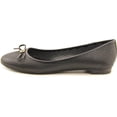 thumbnail image 2 of Tommy Hilfiger Womens Mirella Closed Toe Slide Flats, Black, Size 6.5, 2 of 5