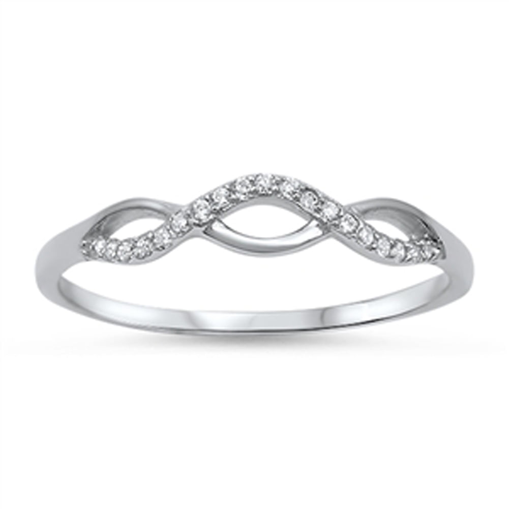 Black Onyx Infinity Promise Ring .925 Sterling Silver Ring Sizes 5-10 Black Onyx Infinity Promise Ring .925 Sterling Silver Ring Sizes 5-10