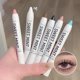 thumbnail image 2 of Delineador de ojos blanco multicolor, lápices de sombra de ojos con purpurina brillante, punta de ojos brillante, resistente al agua, gusano de seda de alto brillo, maquillaje de ojos, 2 of 5
