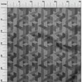 thumbnail image 3 of oneOone Cotton Flex Gray Fabric Moire Dress Material Fabric Print Fabric By The Yard 40 Inch Wide, 3 of 4