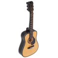thumbnail image 3 of Mininature Musical Instrument Wooden Guitar Model Dollhouse Decoration with Case and Stand, 3 of 5