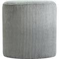 thumbnail image 6 of Meridian Furniture Roy Grey Ottoman/Stool, 6 of 7