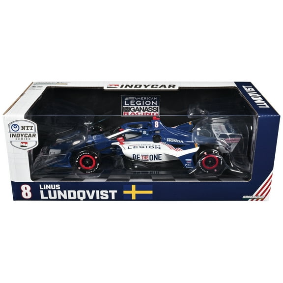 Dallara IndyCar #8 "The American Legion" Chip Ganassi Racing "NTT IndyCar Series" (2024) 1/18 Diecast Model Car by Greenlight