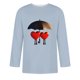 thumbnail image 3 of Camisas de Manga Larga para los Hombres Día de San Valentín Impresión Cuello Redondo Moda Casual, Mezcla de Poliéster de Lino de Algodón para Primavera Verano, 3 of 8