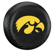 Iowa Hawkeyes Black Tire Cover - Standard Size