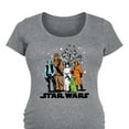 thumbnail image 3 of Star Wars - Luke, Leia, Yoda Group - Maternity Scoop Neck Tee, 3 of 5