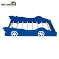 thumbnail image 2 of Bellemave Blue Race Car-shaped Full Size Kids Platform Bed with Wheels for Gilrs Boys, Full Size Wood Frame Platform Bed Frame with Car Shape for Kids Child, 2 of 8