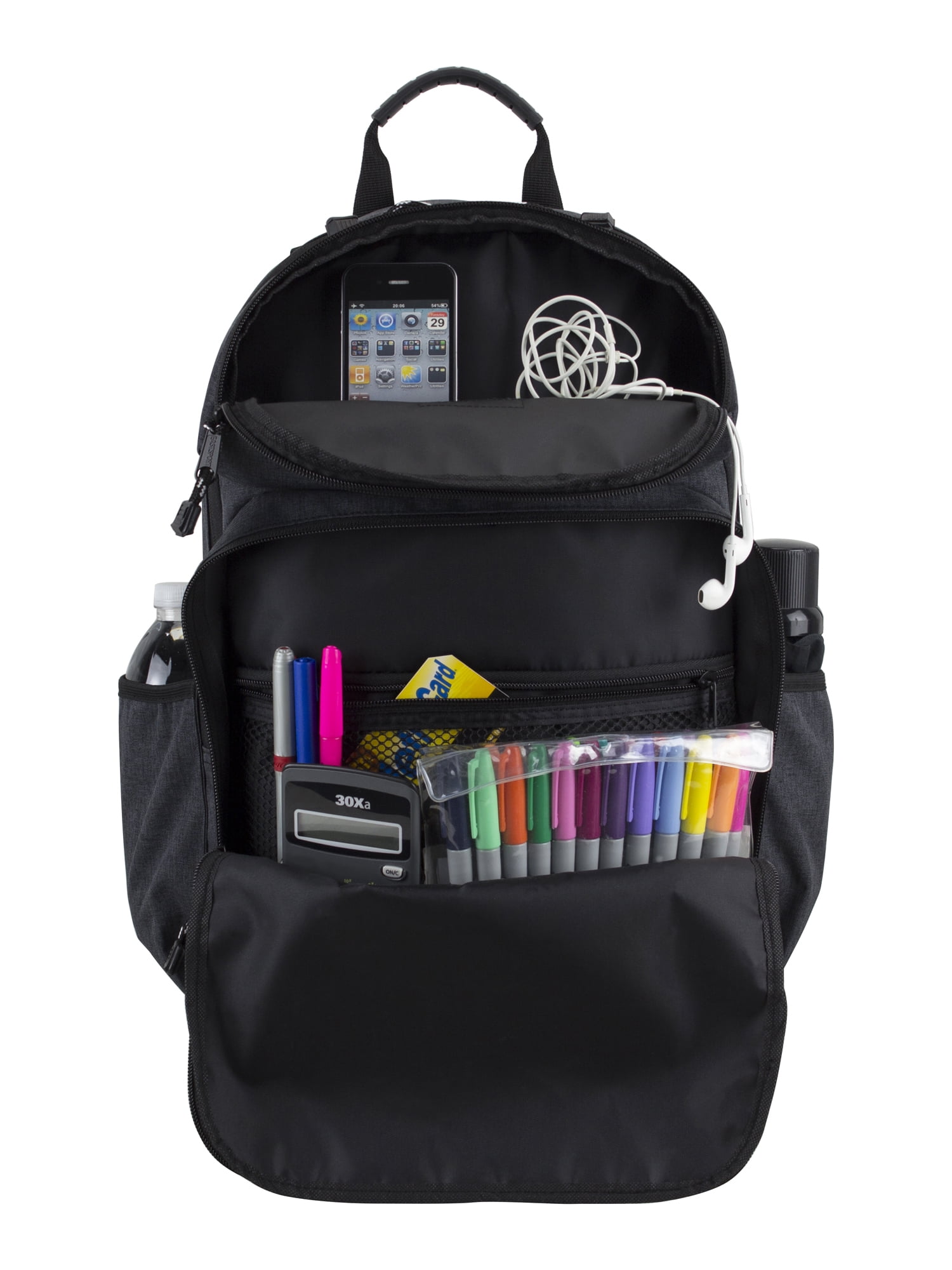 Eastsport Unisex Elevated Backpack, Dark Grey