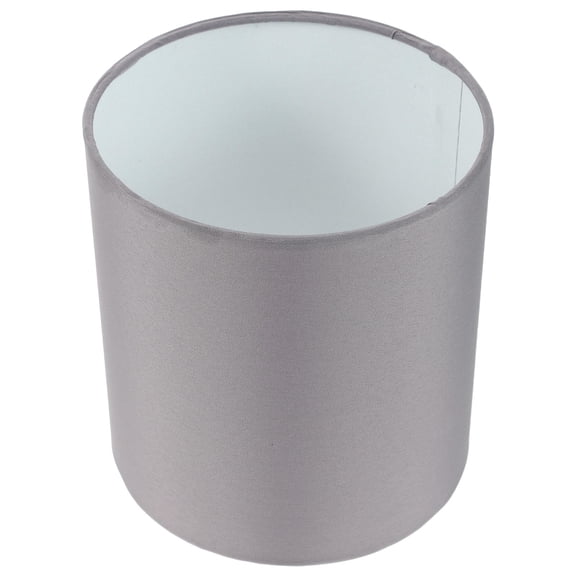 CRILSTYLEO Modern Gray Fabric Drum Lamp Shade for Table and Ceiling Lamps Elegant Living Room Decor