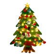 thumbnail image 2 of Árbol De Navidad De Fieltro Árbol De Navidad Suave De Bricolaje Con Adornos Y Luces De Cadena seitruly HA029707-00, 2 of 5