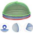 thumbnail image 4 of NOGIS Metal Food Tent Mesh Food Covers Outdoor Food Covers Round Food Nets for Outdoors Reusable Fruit Cover Against Fruit Flies for Table Picnic Camping (3 Pcs), 4 of 7