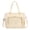 White, variant on Nylon Ita Tote Bag Pin Display Backpack 3-Way Convertible Multi Pockets (Blue)